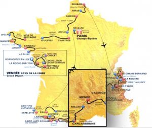 tour de France logements - Massif Central et Languedoc