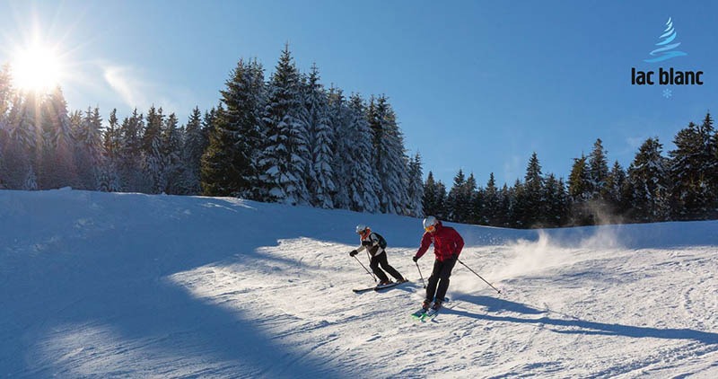 Family ski resort in France -Lac Blanc