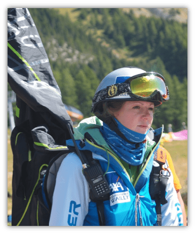 Laurie Genovese parapente