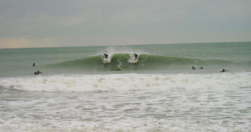 surfing on the west coast