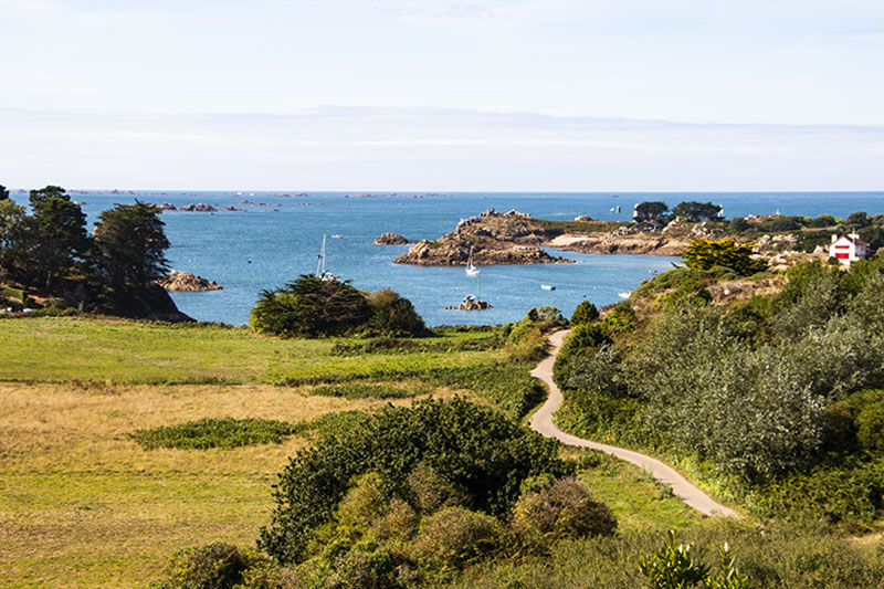 Paimpol - Ile de Brehat - etapes du GR34 en Bretagne