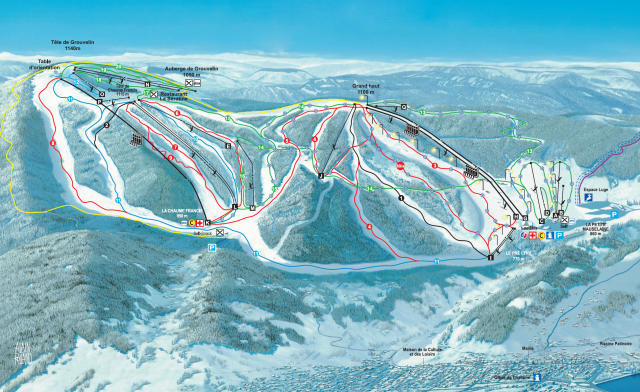 plan domaine skiable gerardmer